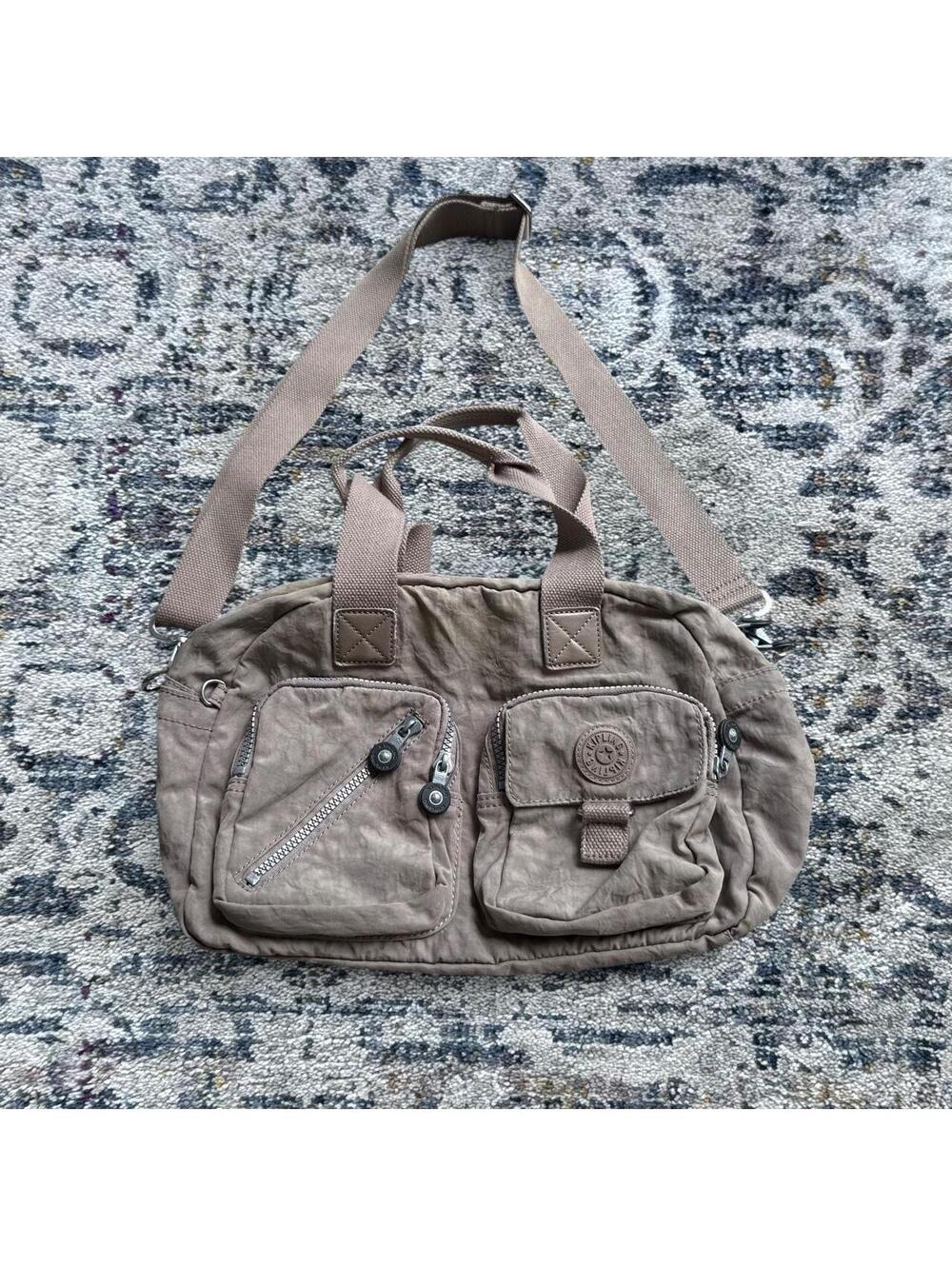 Kipling brown & tan crossbody bag #crossbody #kipling